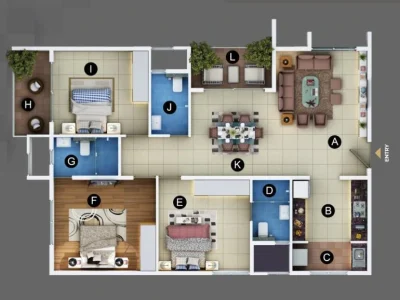 3BHK-East-B4-Trendsquares-Akino-Panathur