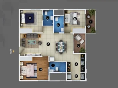 3BHK-West-C7-Trendsquares-Akino-Panathur